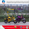 Nouvelle voiture poussette 4/1 Tricycle enfant / trois roues enfant Tricycle / Tricycle bébé avec toit solaire / tricycle à vendre aux Philippines